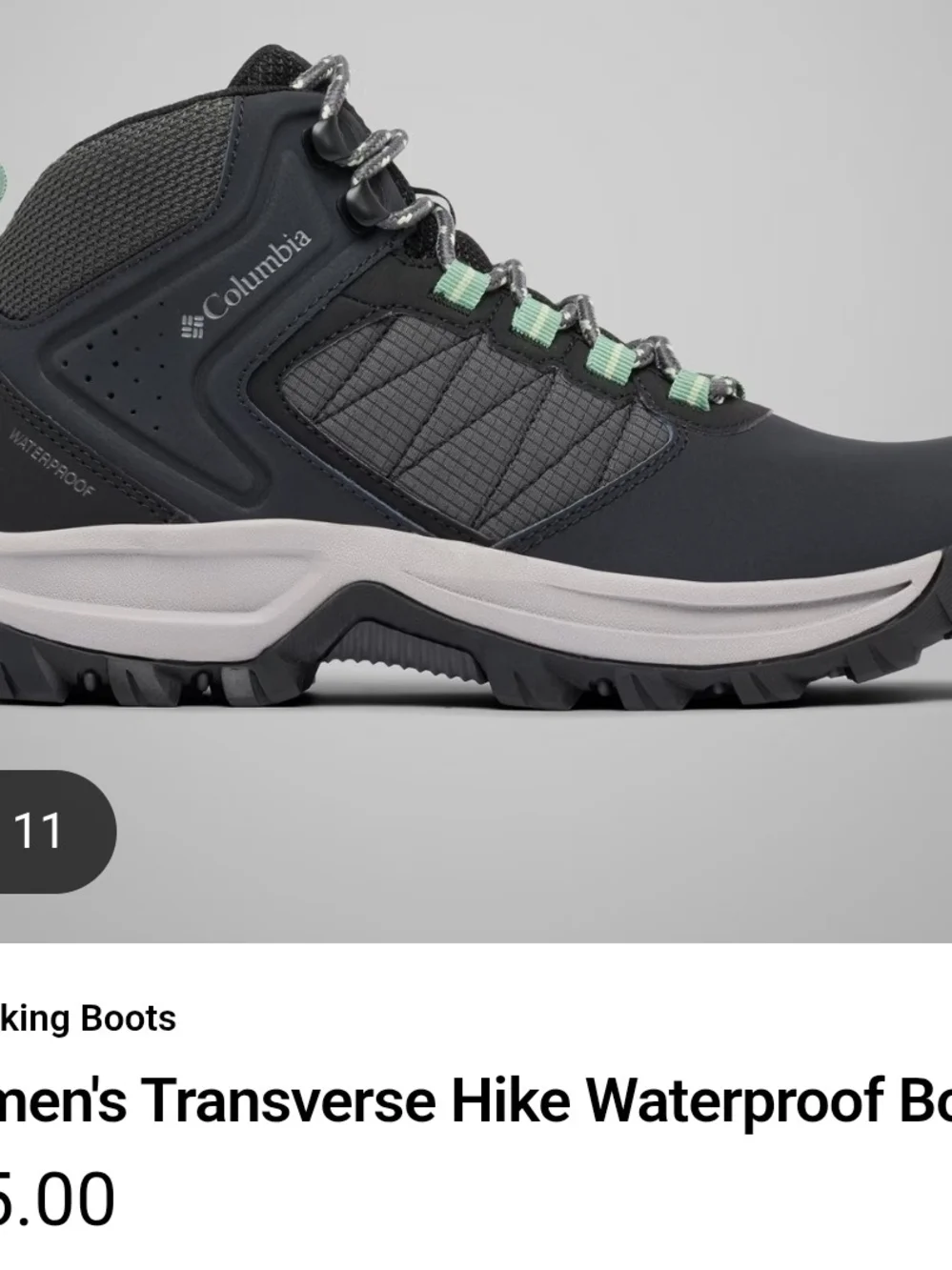 Columbia Women's Traverse Waterproof hiking boot Sz 5